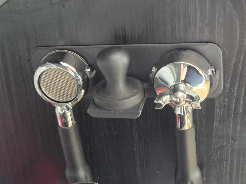 portafilters and tamper holder 57mm