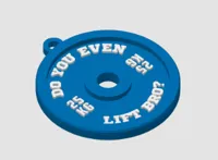 Porte-clés disque de muscu — photo 6