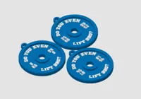 Porte-clés disque de muscu — photo 2