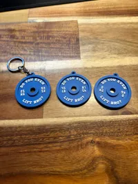 Porte-clés disque de muscu — photo 3