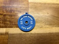 Porte-clés disque de muscu — photo 9