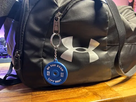 Weight Plate Keychain - Do You Even Lift Bro? view 3