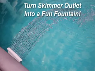 Skimmer Fountain for Funsicle Pool