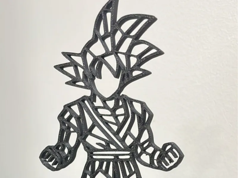 Goku Linea Art Geometric