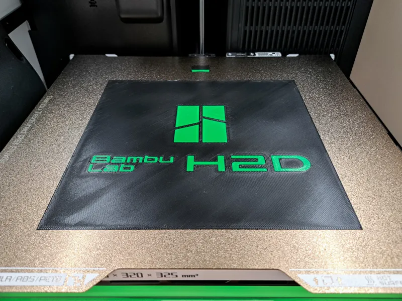 H2D First Layer Test