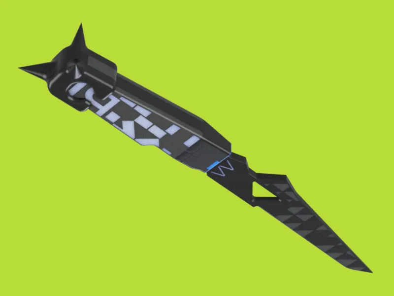 Marathon Runner Knife Achromatic Rush Skin