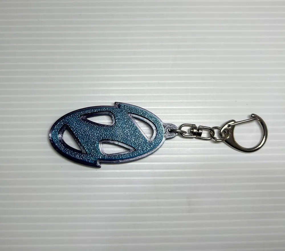 hyundai logo keychain by ricky - MakerWorld
