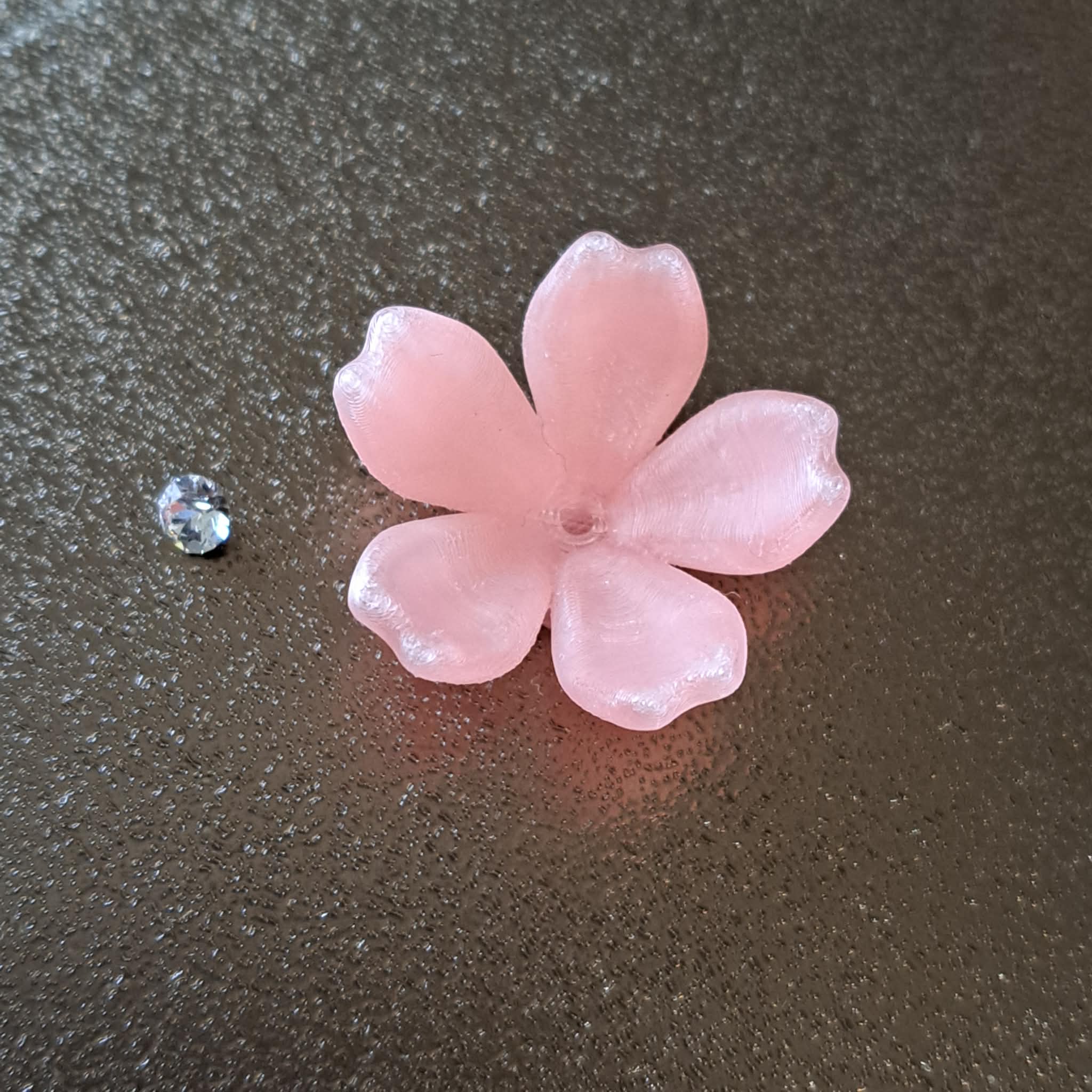 Miniatura 1 do modelo 3D Cherry Blossom Flower – Sakura Single Flower Model
