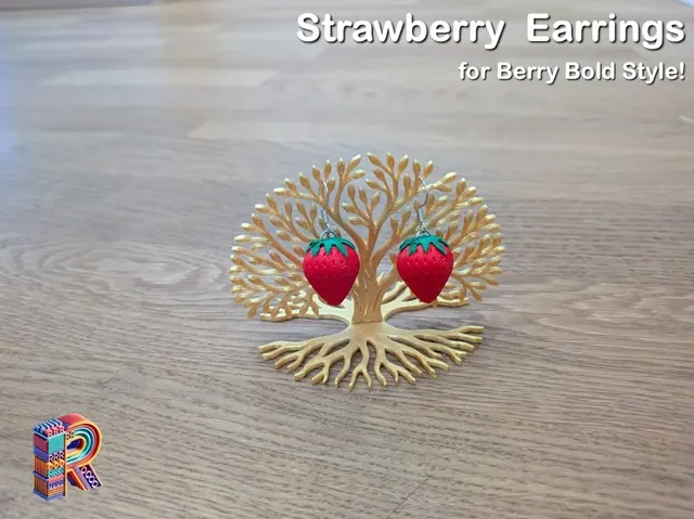 Strawberry Earrings for Berry Bold Style!