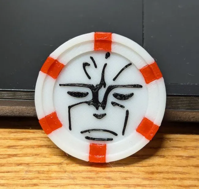 Jojo pocker chip (Noriaki Kakyoin)
