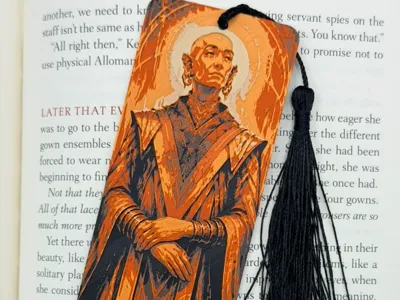 Sazed the Keeper Terris Art Bookmark - Mistborn