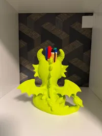 Pot à crayons dragon (finition fuzzy skin) — photo 4