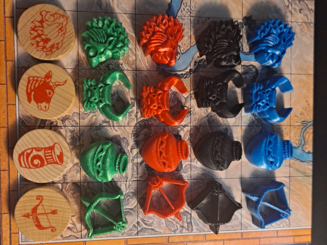 Tigris & Euphrates Board Game: Leader Tokens