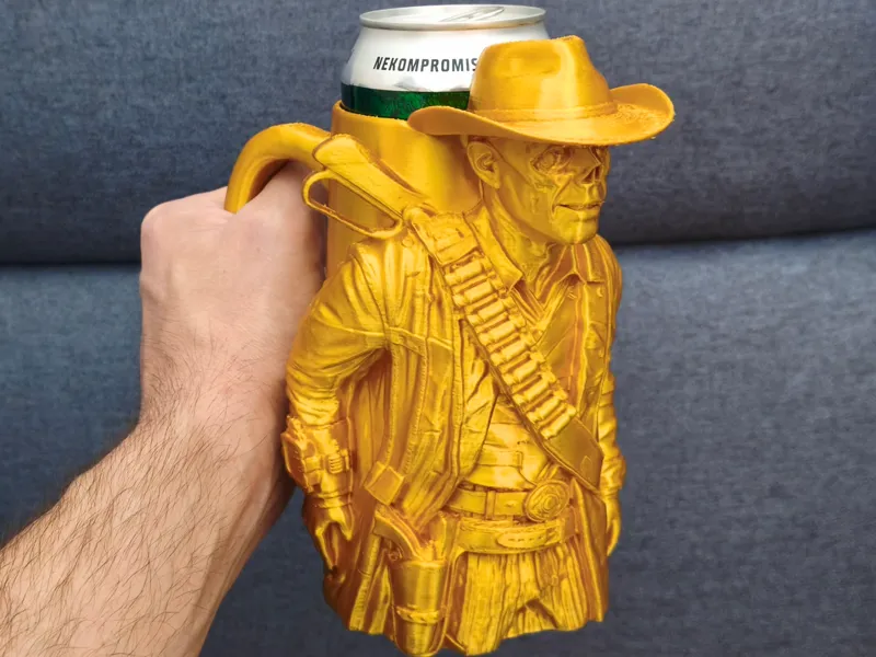 The Ghoul (Fallout) - Can Holder / Beer mug