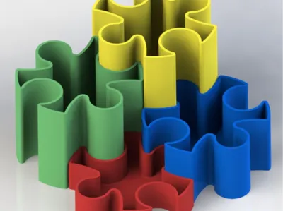 Puzzle Penholder