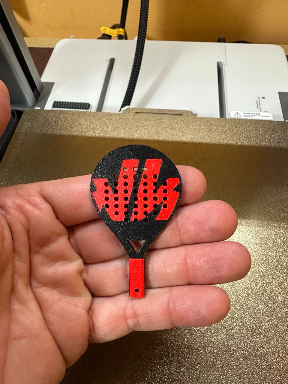 Padel Racket Print Akkeron padel racket - Free 3D Print Model - MakerWorld