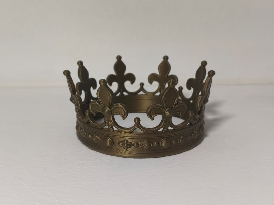 Coroa Real Clássica com Flores-de-Lis Crown 
