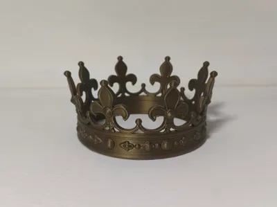 Classic Royal Crown with Fleur-de-Lis Crown 