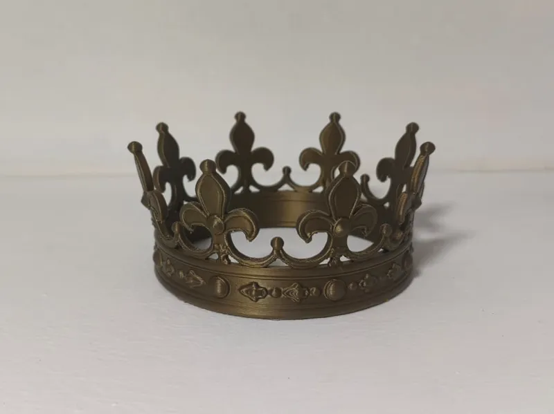 Coroa Real Clássica com Flores-de-Lis Crown 