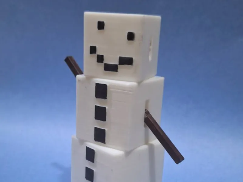 我的世界可動雪人 (Minecraft Snowman Action Figure)