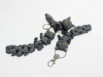 Objeto manipulable: Flexi Long Tail Cat - Strong Joints — vista de referencia 3