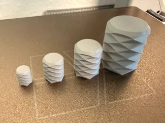 Drawer knob with M3/4/6 thread