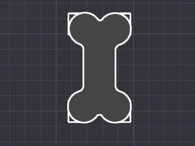 Negative bone imprint