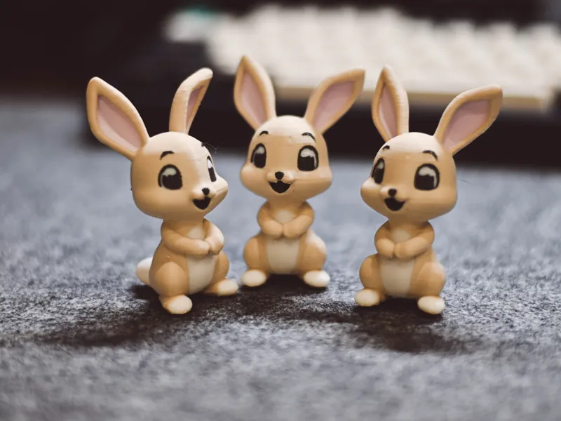 Cute little easter bunny