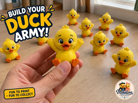 Estante o repisa: Joyful Duck — referencia de MakerWorld