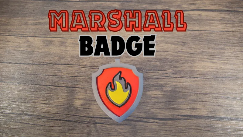 Marshall Badge - Paw Patrol