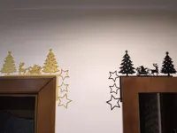 Décoration de porte de Noël, traîneau du Père Noël — photo 2
