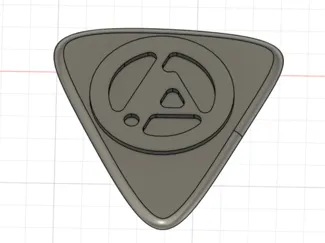 Linkin Park guitar pick 1mm