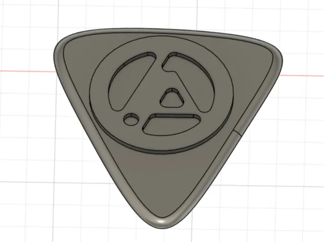 Linkin Park guitar pick 1mm