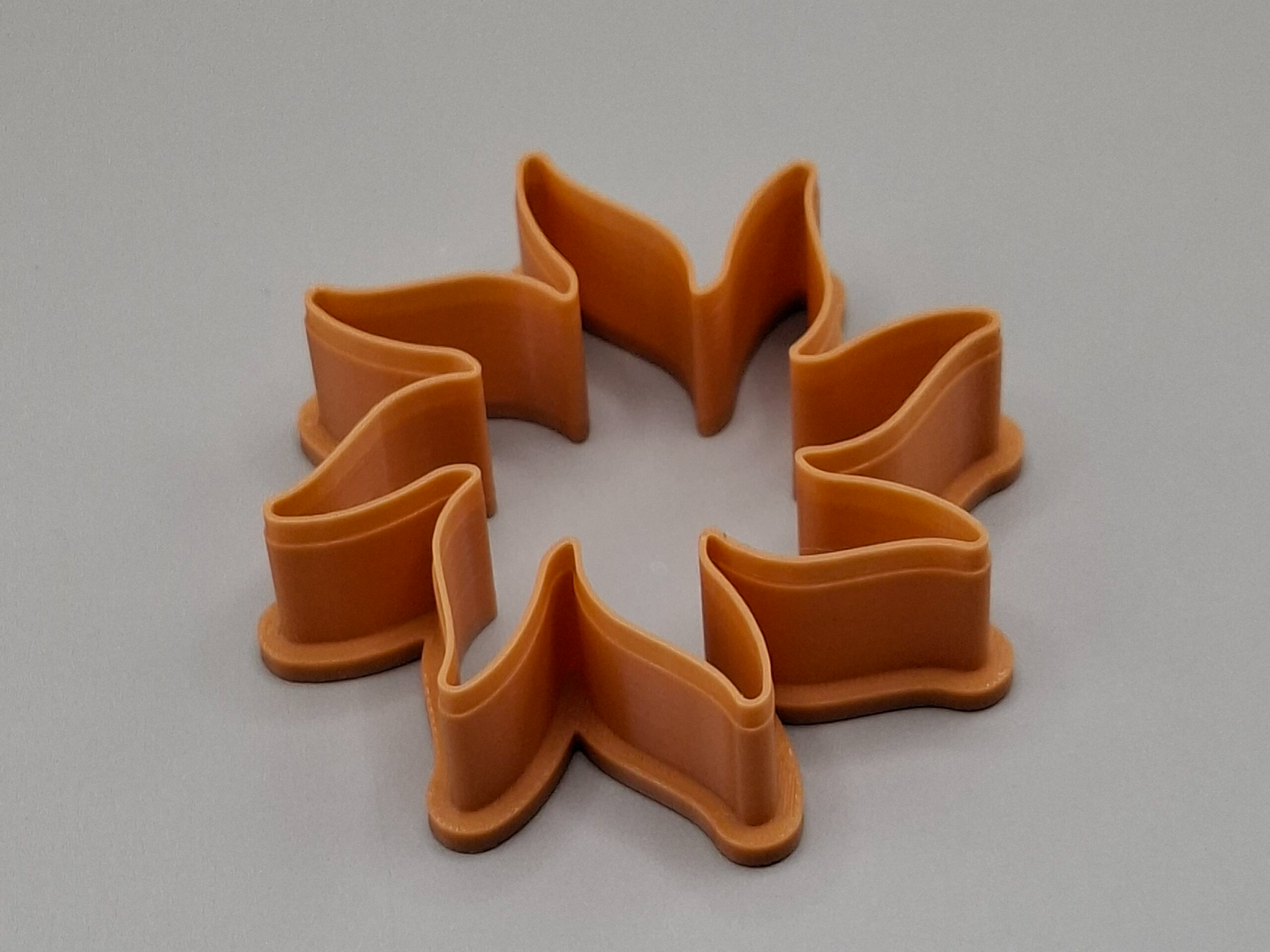Organic Sun Cutter Wavy Shape | for Clay & Cookies