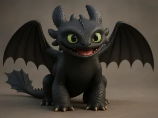 Baby Toothless Dragon 