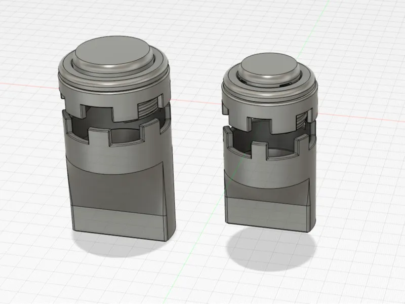 OSBMX v2 - Open Source Button LP v2 - 24mm + 30mm