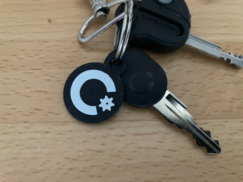 Keychain with Cowboy Logo