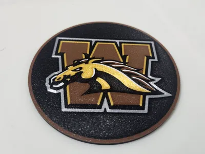 Western Michigan coasters and caddy