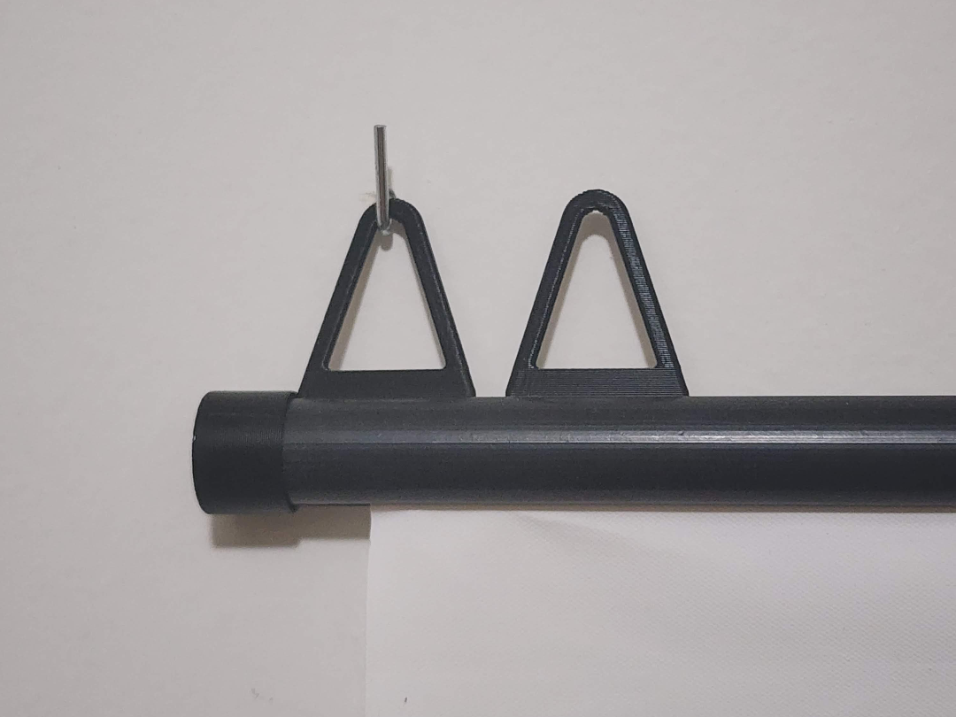 Wall Scroll Replacement Parts: End Cap and Hook