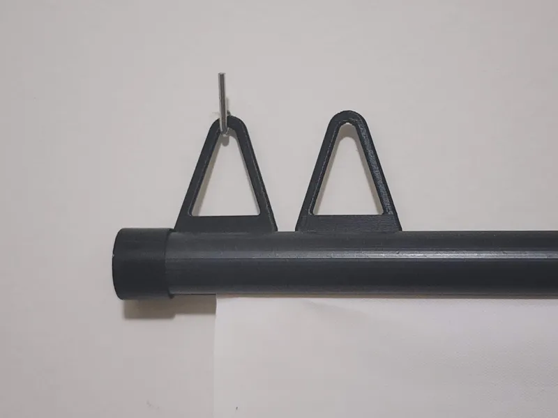 Wall Scroll Replacement Parts: End Cap and Hook