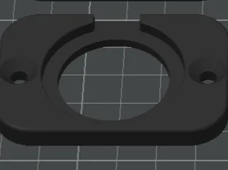 Montageplatte für eine USB-Buchse Auto 29mm