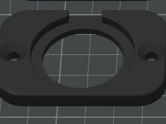 Montageplatte für eine USB-Buchse Auto 29mm 