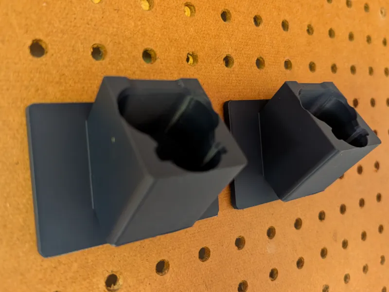 Bosch 12v Battery MDF Pegboard Mount