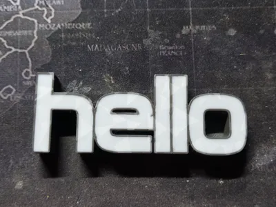 HELLO neon
