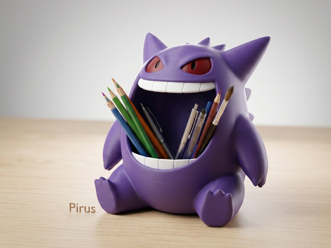 Gengar Pencil Holder – Pokémon Desk Organizer