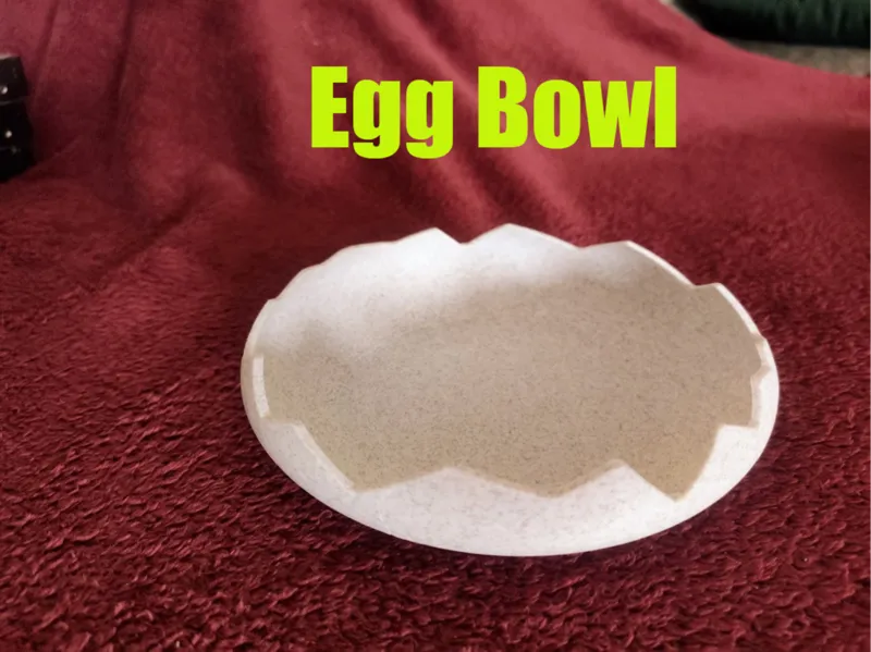 Egg Bowl - A jagged egglike bowl 