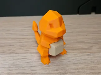 Low-Poly Charmander Clicker