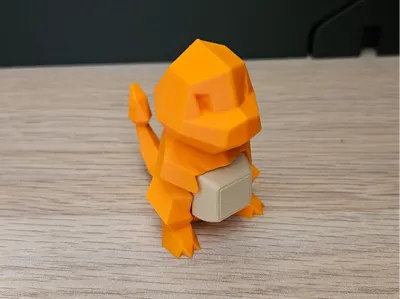 Low-Poly Charmander Clicker