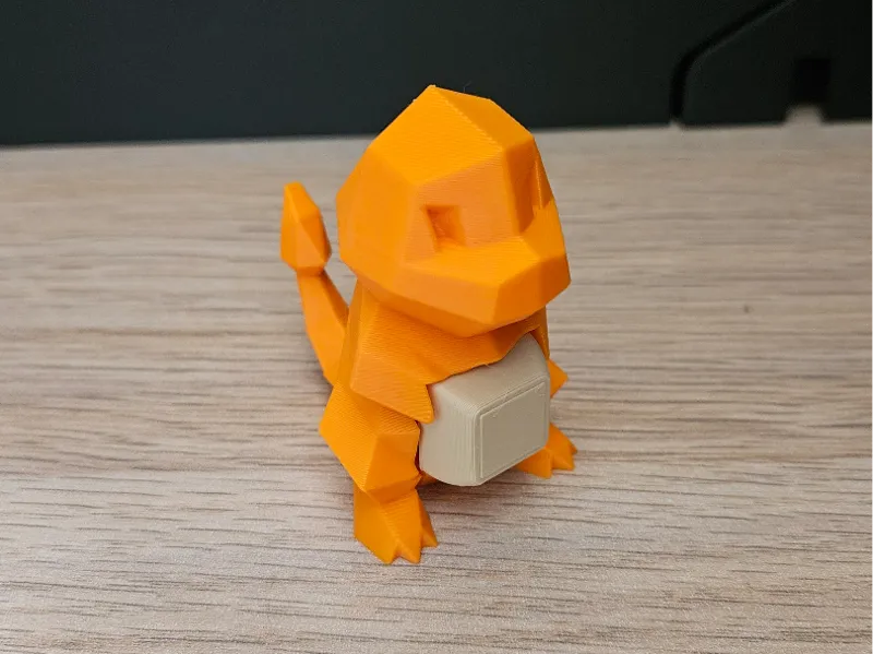 Low-Poly Charmander Clicker