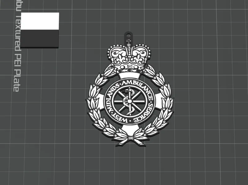 West Midlands Ambulance Service Keyring
